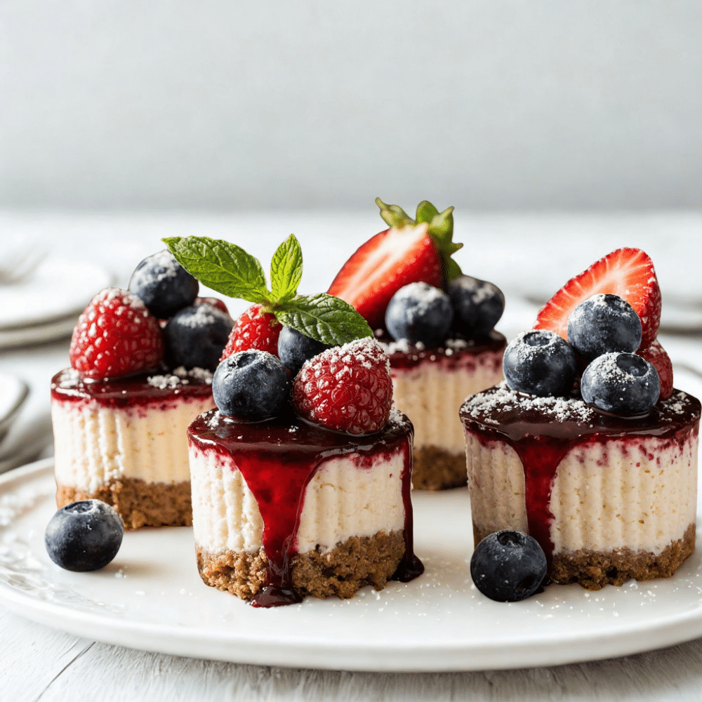 No-Bake High Protein Frozen Cheesecake Bites You’ll Love (12 Servings)