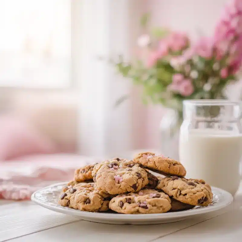 Delicious Pink Salt Chocolate Chip Cookies You’ll Love